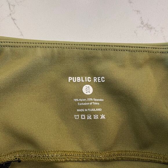 Public Rec Here to There Leggings Green Size 26 - Picture 8 of 12